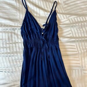 Mi Ami - Navy Blue Jumpsuit